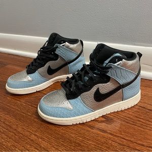 Nike Dunk High LX 'Metallic Silver Mica Blue'